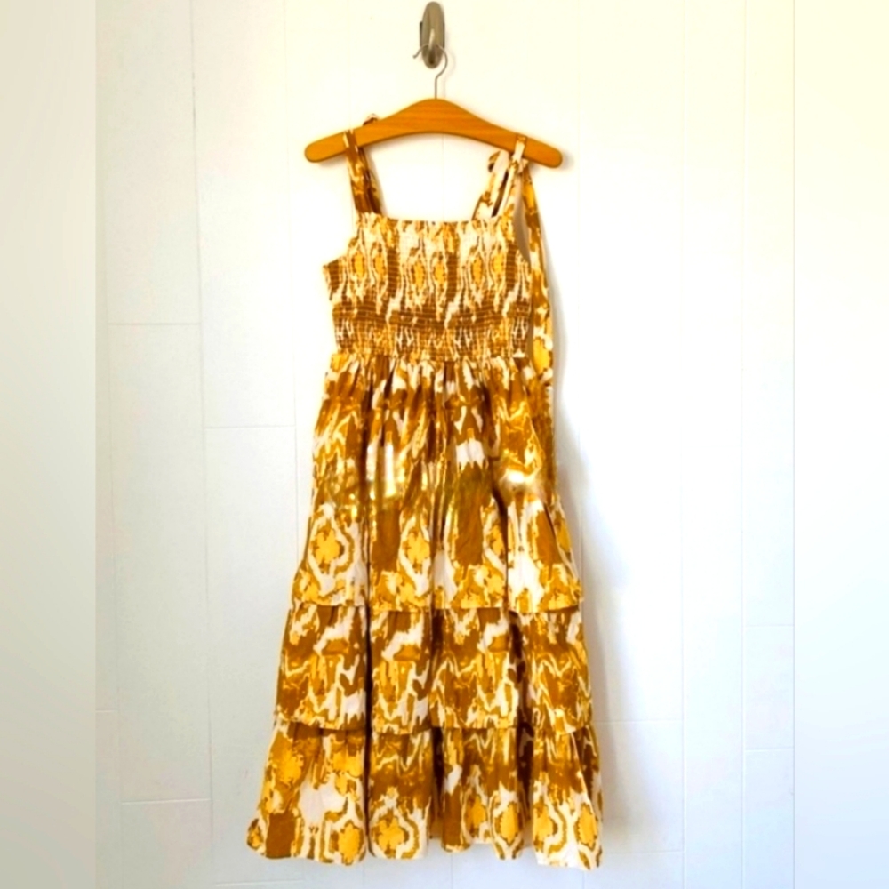 Cleobella Eliana dress in yellow purchased on FashionPass